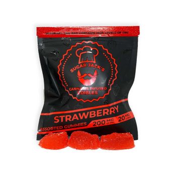 Sugar-Jack's-200mg-THC-Strawberry-Gummies
