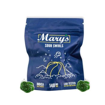 Mary's Edibles | Buy Indica Sour Swirls 140mg THC