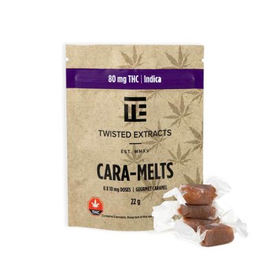 twisted extracts indica cara melts 80mg THC