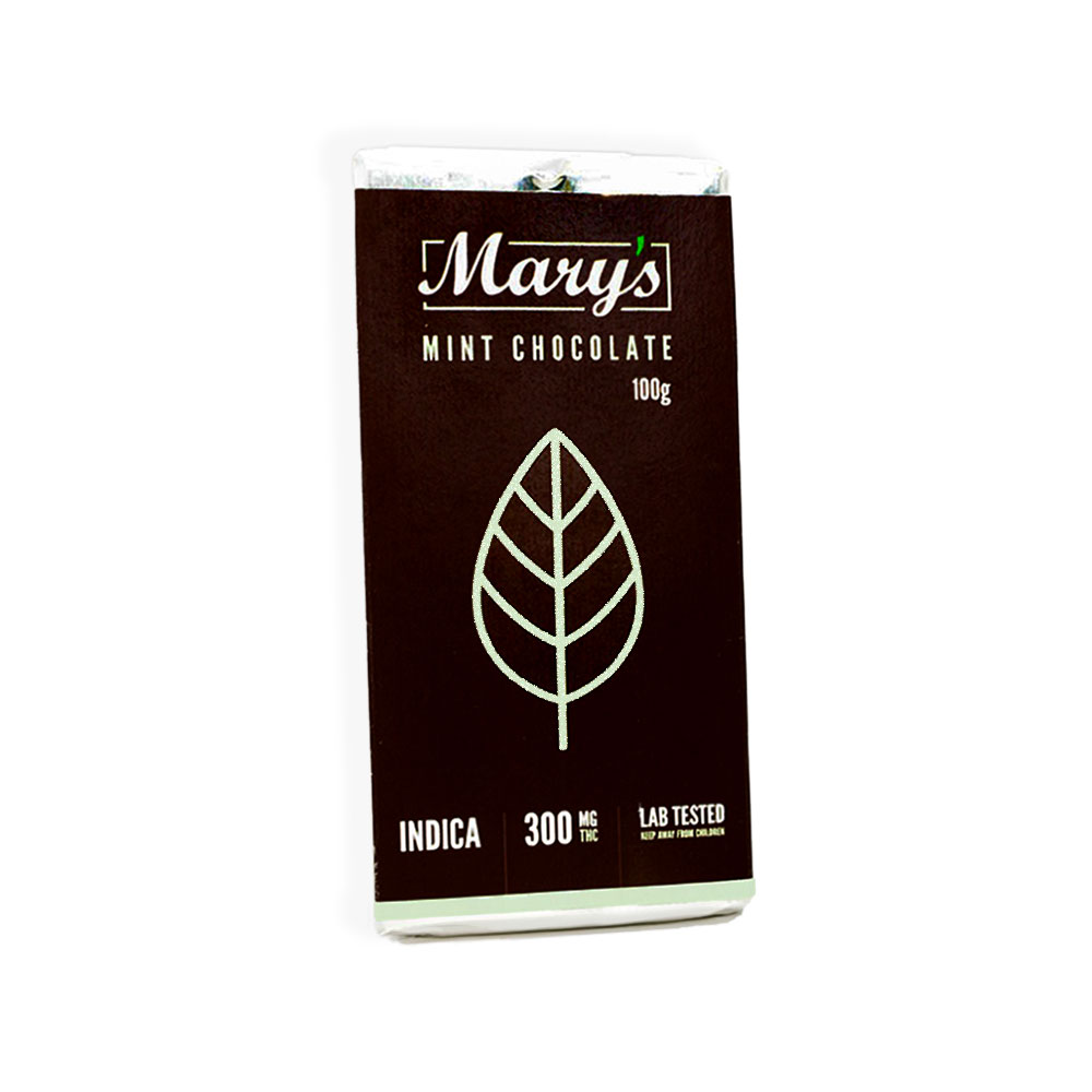 Mary's Edibles Mint Chocolate Bar