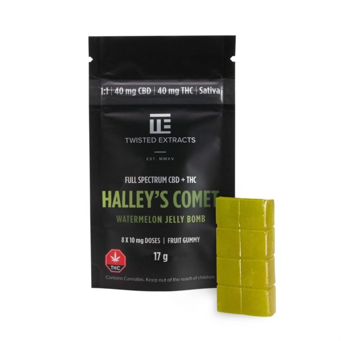 Twisted Extracts Halley's Comet THC & CBD Jelly Bomb | Weed Deals
