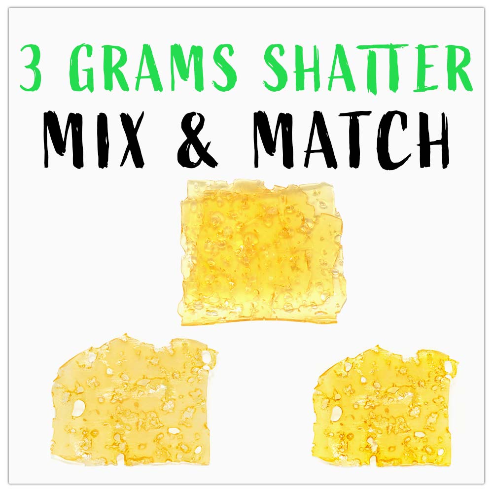 3 grams shatter mix & match