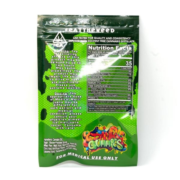 Dank Gummies Frogs (500mg THC) | Weed Deals