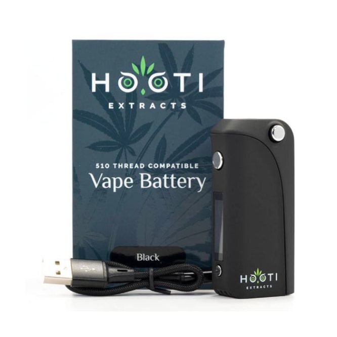 Hooti-Extracts-510-Thread-Vape-Battery-Black-
