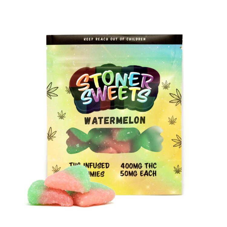 Stoner Sweets Watermelon (400mg THC) Buy Edibles Online