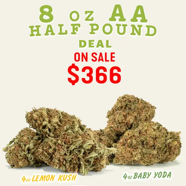 AA 8 Oz Deal Baby Yoda and Lemon Kush