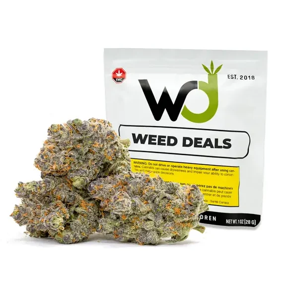 Weed-Deals-branded-mylar-bag-with-buds-in-front