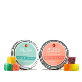 THC gummies by Bliss Edibles.