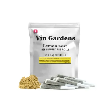 Vin-garden-Kief-Infused-pre-rolls-lemon-zest