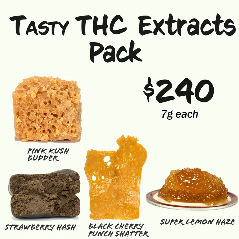 28 grams tasty THC extracts pack on sale for $240