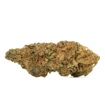 Skywalker strain nug showing tapered spear shape and copper hairs