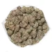 king-bubba marijuana buds top view showcasing dense sticky nugs